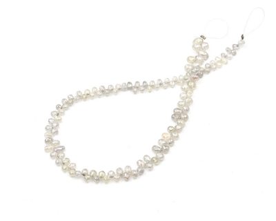 AAA Quality 2-3.5mm White Diamond Tear Drop Faceted Beads