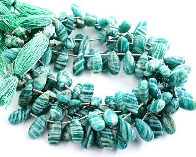 Russian Amazonite 7X15mm Smooth Pear
