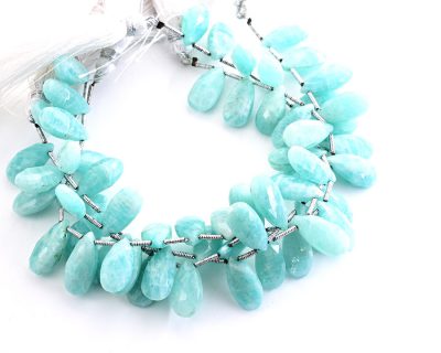 Amazonite 7X15mm Faceted Pear