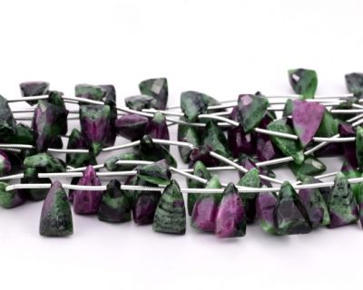 Ruby Zoisite 9×15 Faceted Pyramid