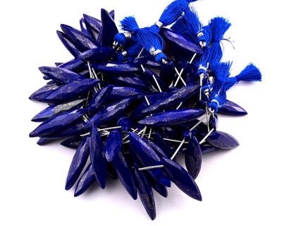 Lapis Lazuli 11x40mm Faceted Marquise