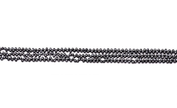 AAA Quality 3-3.5mm Black Diamond Tear Drop Faceted Beads