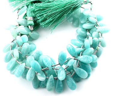 Amazonite 7X15mm Smooth Pear