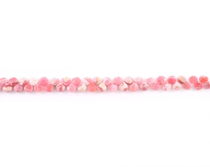 Rhodochrosite 7mm Faceted Heart (Calibrated)