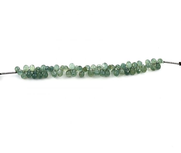 Green Appetite 4X6mm Faceted Tear Drops (Calibrated)