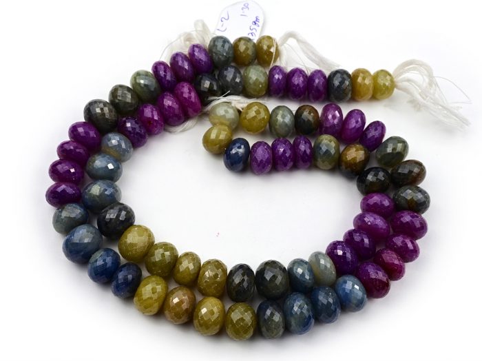 Umba Sapphire  17mm Faceted Rondelle