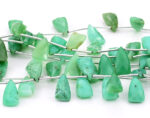 Chrysoprase 9x15 Faceted Pyramid - Image 2