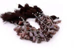 Chocolate Moonstone 9x15mm Faceted Pyramid