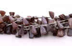 Chocolate Moonstone 9x15mm Faceted Pyramid - Image 2