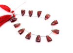 Hessonite Garnet 9x15mm Faceted Pyramid - Image 2