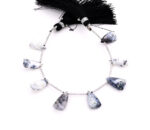 Dendrite opal 9x15mm Faceted Pyramid