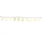 Prehnite 9x15mm Faceted Pyramid - Image 2