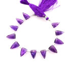 Amethyst 9x15mm Faceted Arrowhead - Image 2