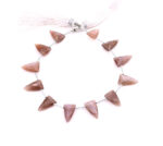 Chocolate Moonstone 9x15mm Faceted Arrowhead