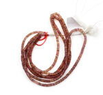 Sapphire Brown 3-5mm Faceted Heishi