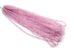 Sapphire Light Pink 3-5mm Faceted Heishi - Image 2