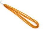 Sapphire Orange 3-5mm Faceted Heishi - Image 2