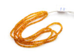 Sapphire Orange 3-5mm Faceted Heishi