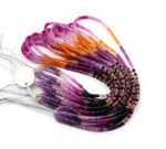 Thai Sapphire 3.5mm Faceted Heishi