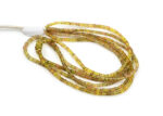 Sapphire Yellow 3-4mm Faceted Rondelle
