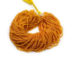 Orange Sapphire 2.5-3mm Faceted Rondelle