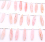 Pink Opal 11x40mm Faceted  Marquise - Image 3