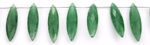 Green Strawberry QTZ. 11x40mm Faceted Marquise - Image 2