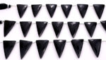 Black Onyx 22x34mm Faceted Triangle - Image 2