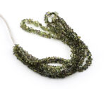 Natural Green Sapphire 3X4mm Faceted Tear Drop - Image 2