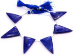 Lapis Lazuli 22x34mm Faceted Triangle