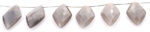Gray Moonstone 24x44mm Faceted Diamond Cut - Image 2