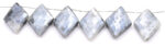 Gray Silverite 24x44mm Faceted Diamond Cut - Image 3