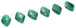 Green Onyx 24x44mm Faceted Diamond Cut - Image 3