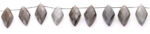 Gray Moonstone 10x25mm Faceted Diamond Cut (Small) - Image 3
