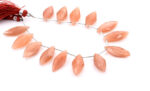 Peach Moonstone 10x25mm Faceted Diamond Cut (Small)