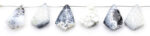 Dendrite opal 20x37mm Faceted Kite shape - Image 4