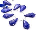 Lapis Lazuli 20x37mm Faceted Kite shape - Image 2