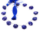 Lapis Lazuli 11mm Faceted Haxagon - Image 2
