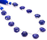 Lapis Lazuli 11mm Faceted Haxagon