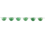 Green Strawberry QTZ. 11x15mm Faceted Half Moon (D shape) - Image 3