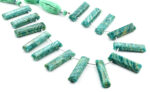 Russian Amazonite 7x28mm Faceted Rectangle - Image 2