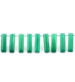 Green Onyx 7x28mm Faceted Rectangle - Image 3