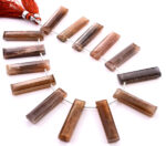 Golden Shine Moonstone 7x28mm Faceted Rectangle - Image 2