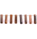 Golden Shine Moonstone 7x28mm Faceted Rectangle - Image 3