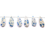 k2 Granite 15x45mm Faceted Pear - Image 4