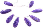 Cherorite 15x45mm Faceted Pear - Image 3