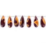 Moukaite Jesper 15x45mm Faceted Pear - Image 3