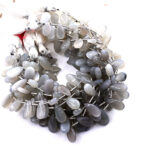 Gray Moonstone 7X15mm Smooth Pear