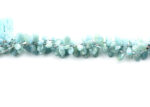 Milky Aquamarine 7X15mm Smooth Pear - Image 2