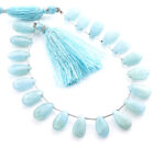 Milky Aquamarine 7X15mm Smooth Pear - Image 3